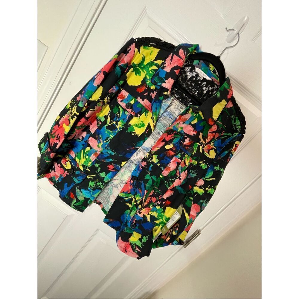 Erin London women’s jacket colorful XXL NWT